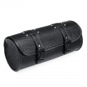 Motorcycle Front Fork Tool Bag Roll Side Saddlebag Black With Willow Nails