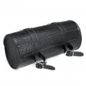 Motorcycle Front Fork Tool Bag Roll Side Saddlebag Black With Willow Nails