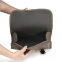 Motorcycle Front Rear Handlebar Fork Tool Bag Saddlebag Storage Luggage Matte Brown For Harley 31*13*13cm