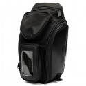 Motorcycle Oil Fuel Tank Bag Magnetic Multi Layer Black Universal 38x25cm Waterproof