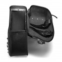 Motorcycle PU Leather Saddlebags Side Bag For Harley Sportster 1200XL 883