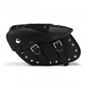 Motorcycle PU Leather Saddlebags Side Bag For Harley Sportster 1200XL 883