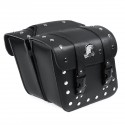 Motorcycle PU Leather Side Bag Saddlebags For Harley Sportster XL883 XL1200