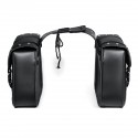 Motorcycle PU Leather Side Bag Saddlebags For Harley Sportster XL883 XL1200