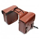 Motorcycle Saddlebags PU Leather Large Capacity Motor Bike Side Moto Tank Bag Luggage