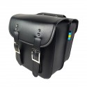 Motorcycle Saddlebags PU Leather Side Storage Pouch Universal