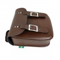 Motorcycle Saddlebags PU Leather Side Storage Pouch Universal