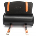 Motorcycle Side Saddle Bag PU Leather Round Saddle Tool Bag Universal