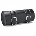 Motorcycle Tool Side PU Leather Side Box Hanging Saddle Bag Black Universal