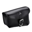 PU Leather Motorcycle Saddlebags Luggage Side Back Storage Bag For Harley XL883/1200