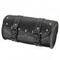 PU Leather Side Tool Box Hanging Saddlebag Black Motorcycle Universal