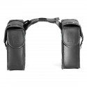 Pair PU Leather Motorcycle Side Tool Bag Luggage Saddlebags Universal