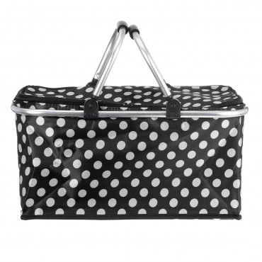 Portable Picnic Basket Thermal Insulated Storage Bag Cooler Tote Food