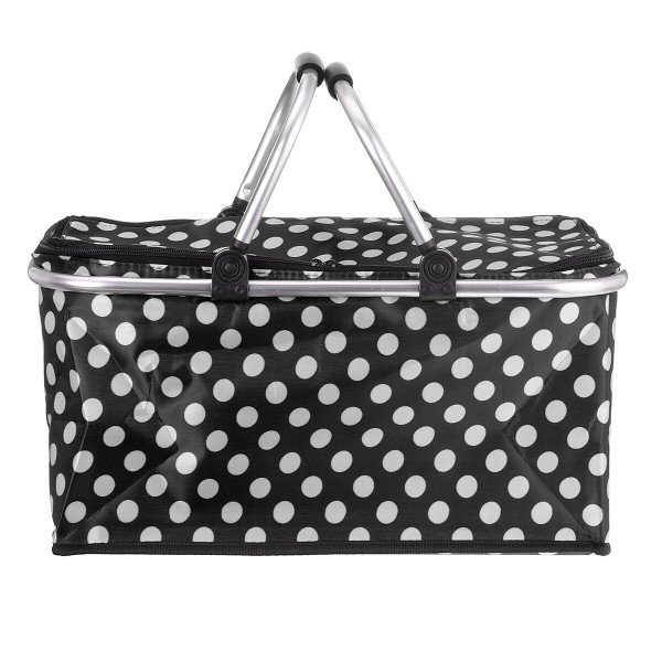 Portable Picnic Basket Thermal Insulated Storage Bag Cooler Tote Food