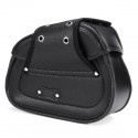 Universal Motorcycle PU Leather Small Saddlebags Side Storage Tool Bag For Harley