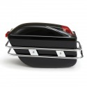 Universal Motorcycle Tail Bags Luggage Tank Tool Bag Hard Case Saddle Bags For Kawasaki/Honda/Yamaha/Suzuki