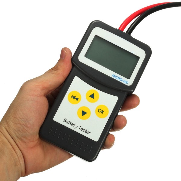 12V Car Battery Tester Automotive Vehicle Battery Analyzer AGM GEL MICRO-200