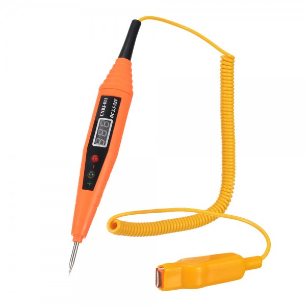 2.5-32V Car Digital Electric Voltage Tester Pen Probe Detector Diagnostic Tool with LCD Screen