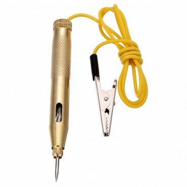 6V-24V Car Circuit Tester Probe System Test Probe Lamp Auto Light Lamp Voltage Test Pen Detector Copper