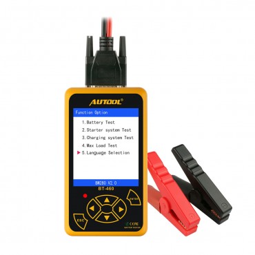 BT460 Car Battery Tester Digital Analysis Instruments CCA AGM GEL Auto Battery Analyzer 12V 24V Diagnostic Tool For Car Truck