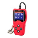 BA201 Car Battery Tester 12V Analyzer 100 to 2000CCA Cranking Charging Circut Tester Diagnostic Tool Red Version