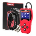 BA201 Car Battery Tester 12V Analyzer 100 to 2000CCA Cranking Charging Circut Tester Diagnostic Tool Red Version