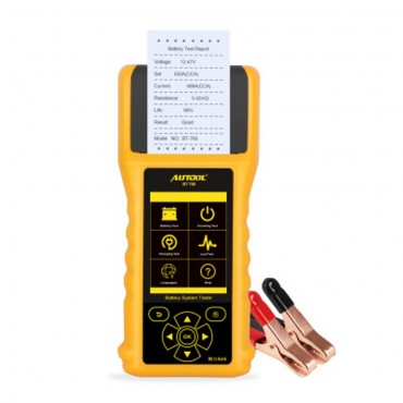 BT760 Car Battery Tester Capacity Internal Resistance Detector 12V Support One-click Data Printing For Auto Trucks