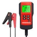 Digital 12V Car Battery Tester Automotive Battery Load Test Analyzer Voltage Ohm CCA Tool with LCD Display