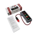 BM320 12V Car Battery Tester Digital Alternator Detector Mate Car Lighter Plug Diagnostic Tool with 3 LED Indicator