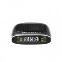 Solar Tire Pressure Monitor System Real-time Voice Prompts Tyre Tester with 4 External/ Internal Sensors