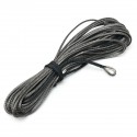 Grey 1/4 Inch 100ft Synthetic Winch Rope ATV Winch Cable Towing Rope