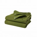 Car Army Green Heavy Duty Cover Canvas Tarp Tarpaulin Sun Rain Waterproof Dustproof Cover For Truck Boat Store Roofing Sheets