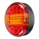 10-30V Car Rear Tail Light Round Hamburger LED Lamp For Lorry Truck Van Trailer