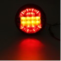 10-30V Car Rear Tail Light Round Hamburger LED Lamp For Lorry Truck Van Trailer