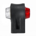 12/24V Mini Rubber LED Double Side Marker Lights Tail Brake Turn Signal Lamp For Trailer Truck