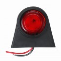 12/24V Mini Rubber LED Double Side Marker Lights Tail Brake Turn Signal Lamp For Trailer Truck