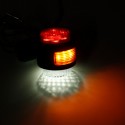 12V-24V 11 LED Double Side Marker Light Indicator Lamp Rubber Outline For Trailer Truck Caravan Van