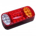 12V 32 LED Rear Stop Light Tail Brake Indicator Lamp Truck Trailer Van Caravan