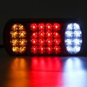 12V 32 LED Rear Stop Light Tail Brake Indicator Lamp Truck Trailer Van Caravan