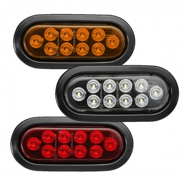 12V 4W 6000K 10LED Car Tail Light Rear Turn Signal Side Marker Lamp for Truck Trailer