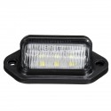 12V 6 LED Rear Number Plate License Light Van Trailer Truck Lorry Bus