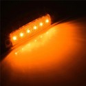 12V 6LED Truck Bus Trailer Side Marker Indicator Light Lamp