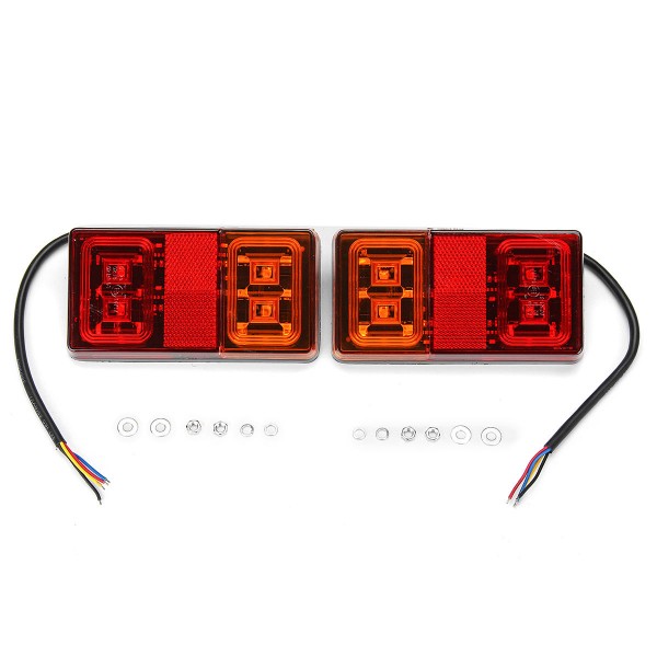 12V LED Car Indicator Tail Light Brake Stop Lamp for Marine Trailer Camper Caravan