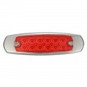 12V LED Side Marker Indicator Light Lamp For Truck Trailer Lorry Van Bus