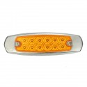 12V LED Side Marker Indicator Light Lamp For Truck Trailer Lorry Van Bus