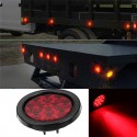 13.5cm 4W LED Round Tail Lights Turn Stop Brake Side Lamp for Truck Trailer ATV Red/ Amber/ White