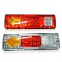 1.5W 24V LED Brake Tail Light Turning Signal Lamp for Trailer Truck Car Caravan Boat UTV