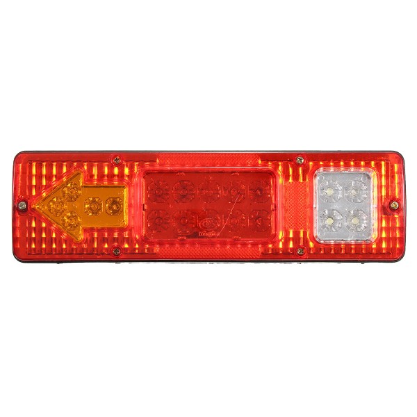 1.5W 24V LED Brake Tail Light Turning Signal Lamp for Trailer Truck Car Caravan Boat UTV