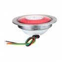 19 LED Truck Lorry Brake Lights Stop Turn Tail Lamp Stainless Steel Turn Signal Stop Lights