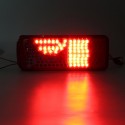 24V 120 LED Lorry Trailer Truck Rear Tail Lights Lamp For MAN DAF TGX SCANIA